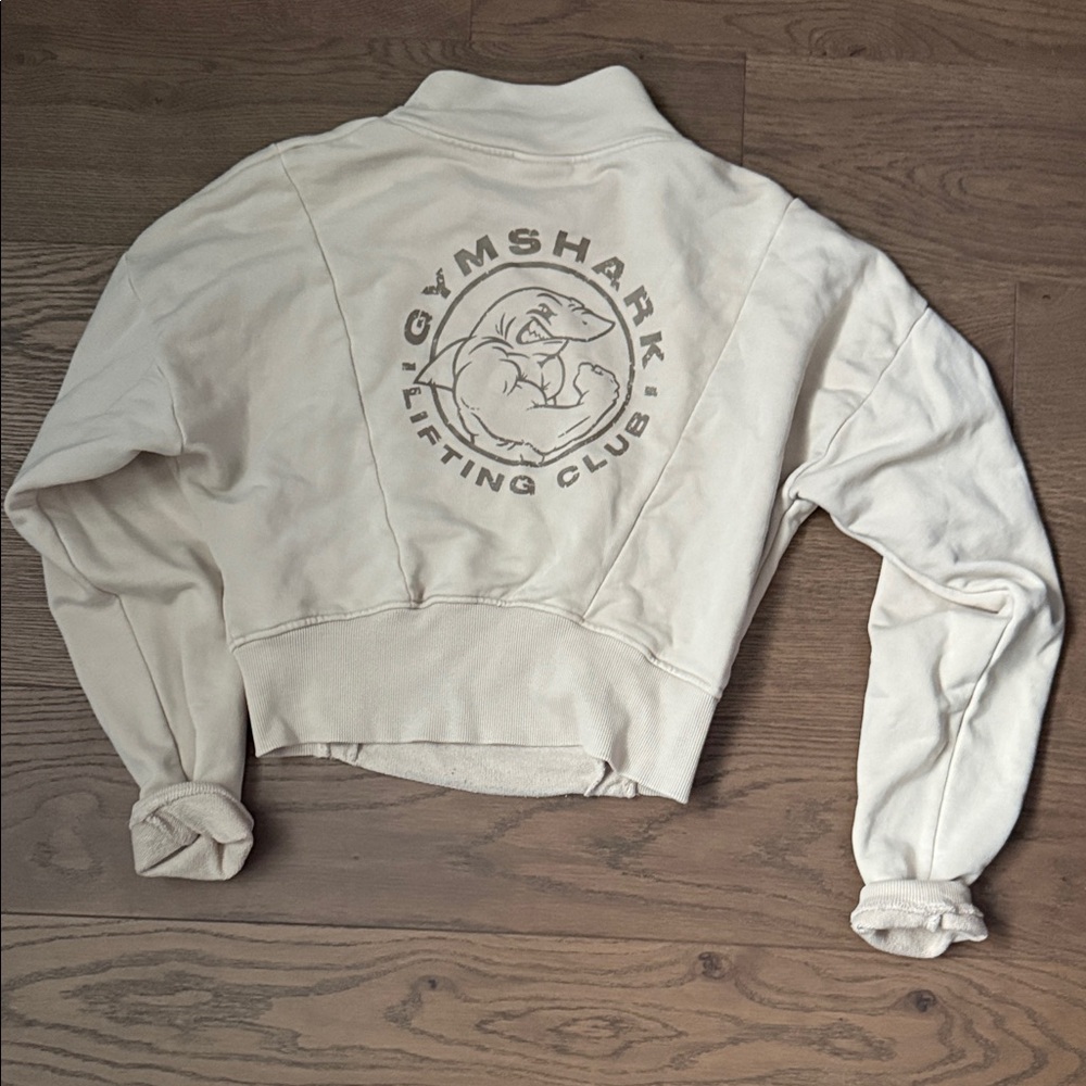 Gymshark Beige Lifting Club sweatshirt